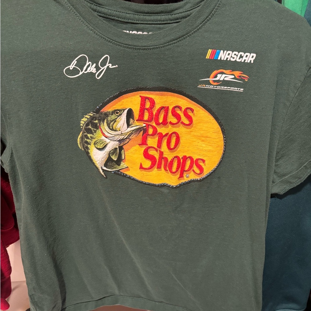 Nascar Green Bass Pro Shops Tee